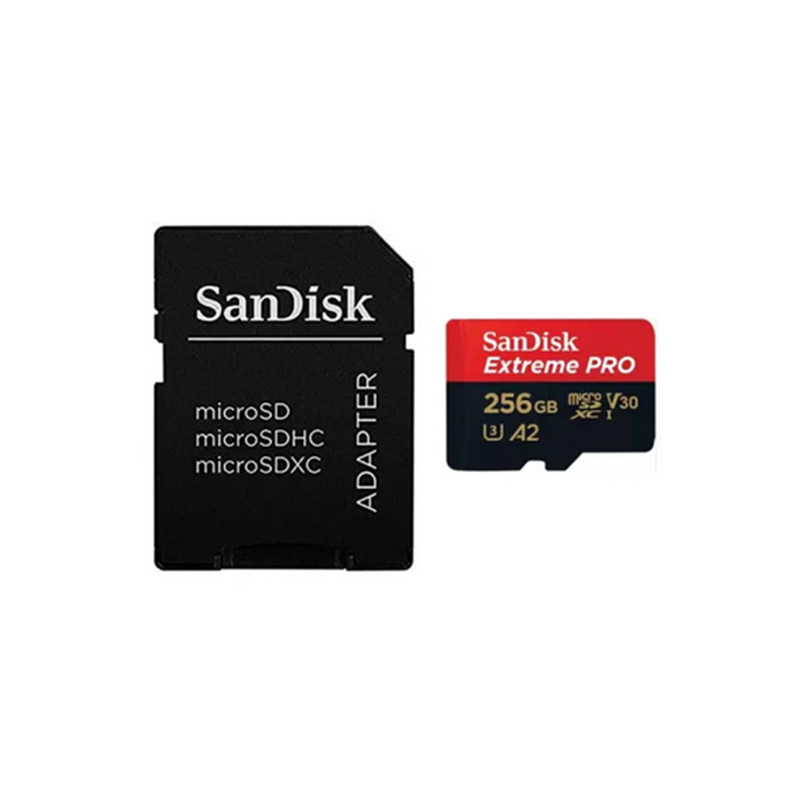 Sandisk Extreme PRO 256GB 200mbps MicroSDXC UHS-I Memory Card