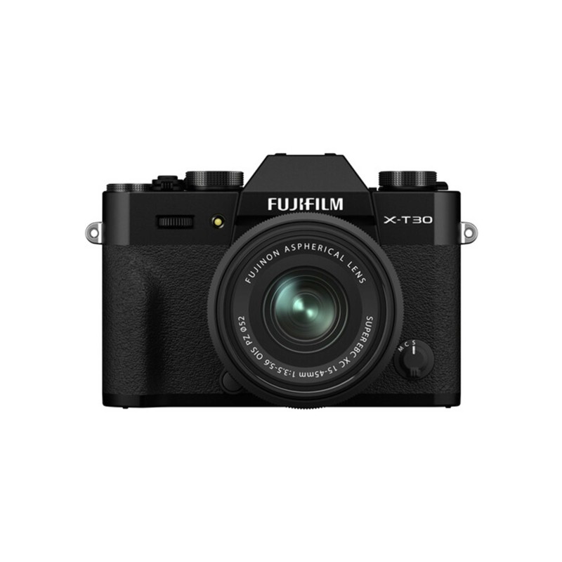 FUJIFILM X-T30 II Mirrorless Camera with XC 15-45mm OIS PZ Lens (Black)